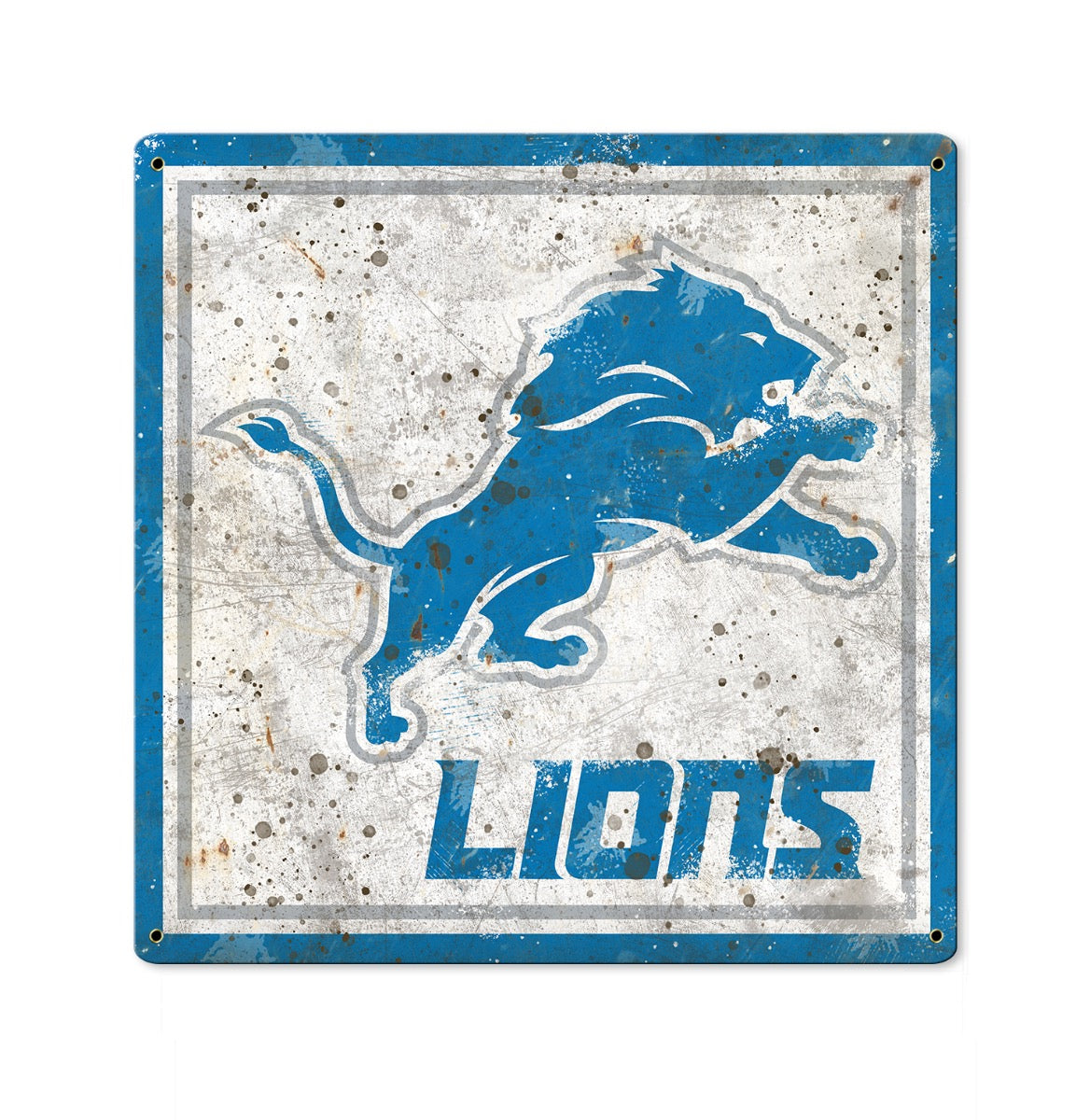 Detroit Lions Wall Art, Metal Sign, NFL