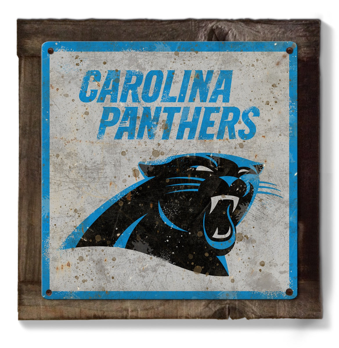 Carolina Panthers Wall Art, Metal Sign, NFL
