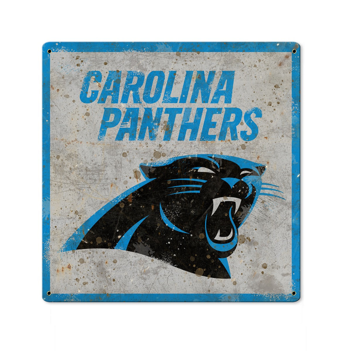 Carolina Panthers Wall Art, Metal Sign, NFL