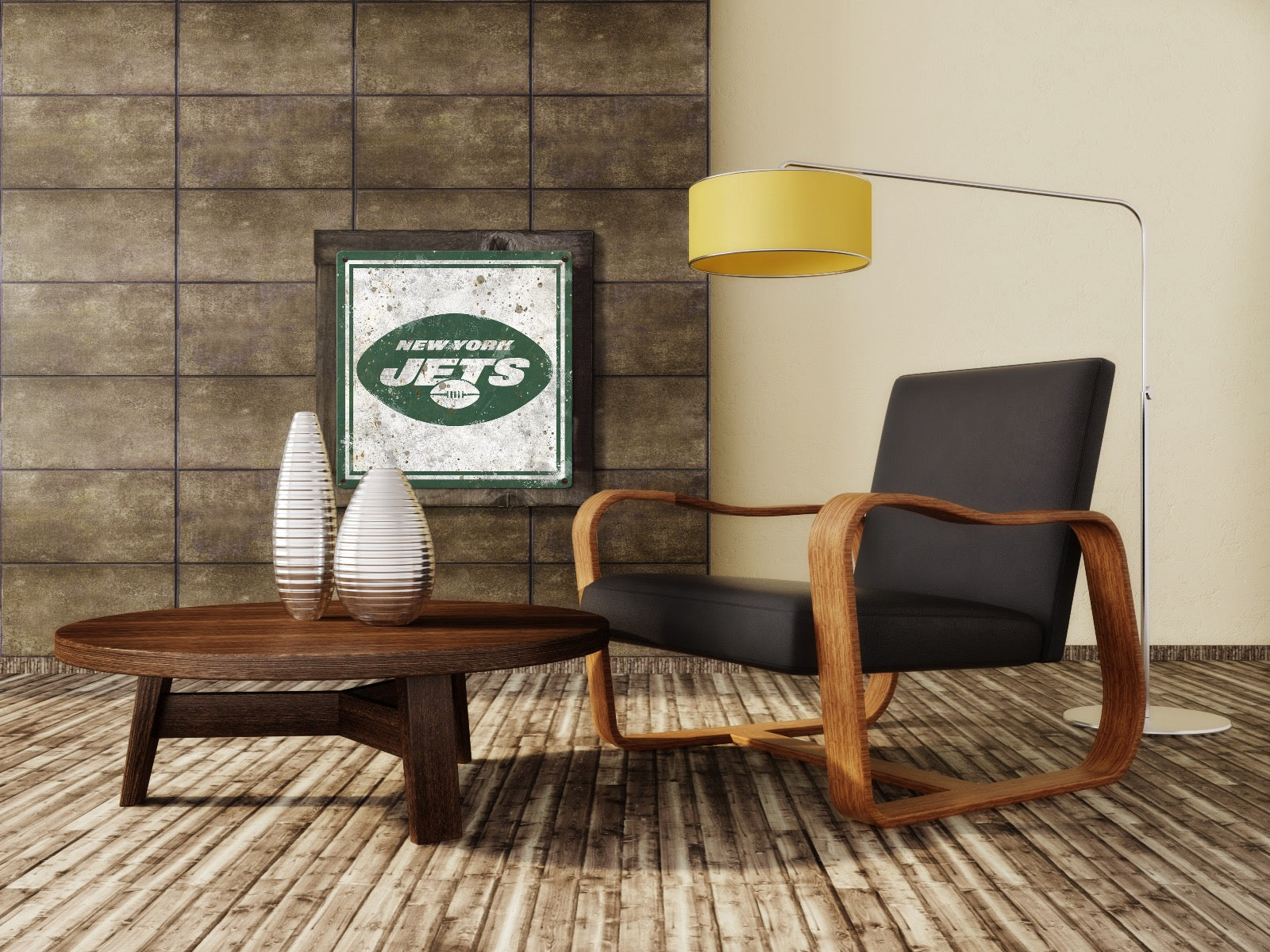 New York Jets Wall Art, Metal Sign, NFL