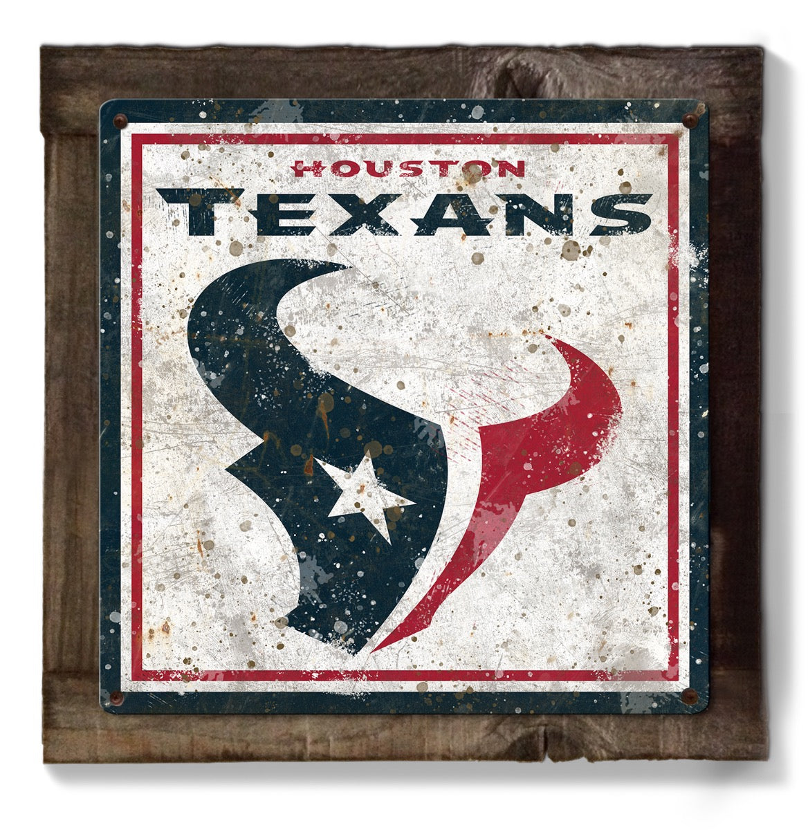 Houston Texans Wall Art, Metal Sign, NFL