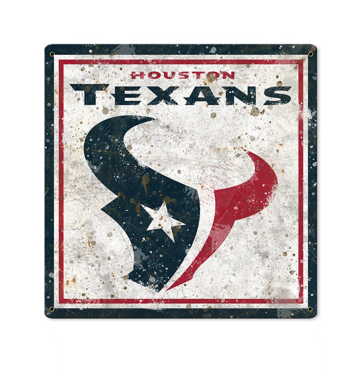 Houston Texans Wall Art, Metal Sign, NFL