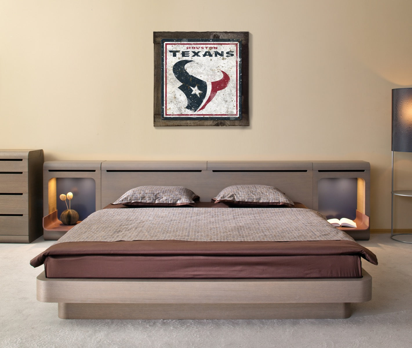 Houston Texans Wall Art, Metal Sign, NFL