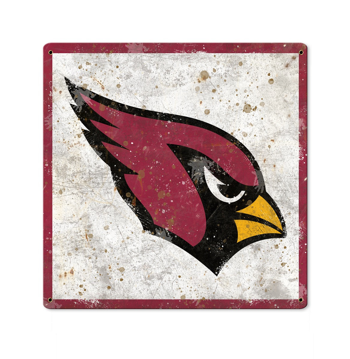 Arizona Cardinals Wall Art, Metal Sign, NFL
