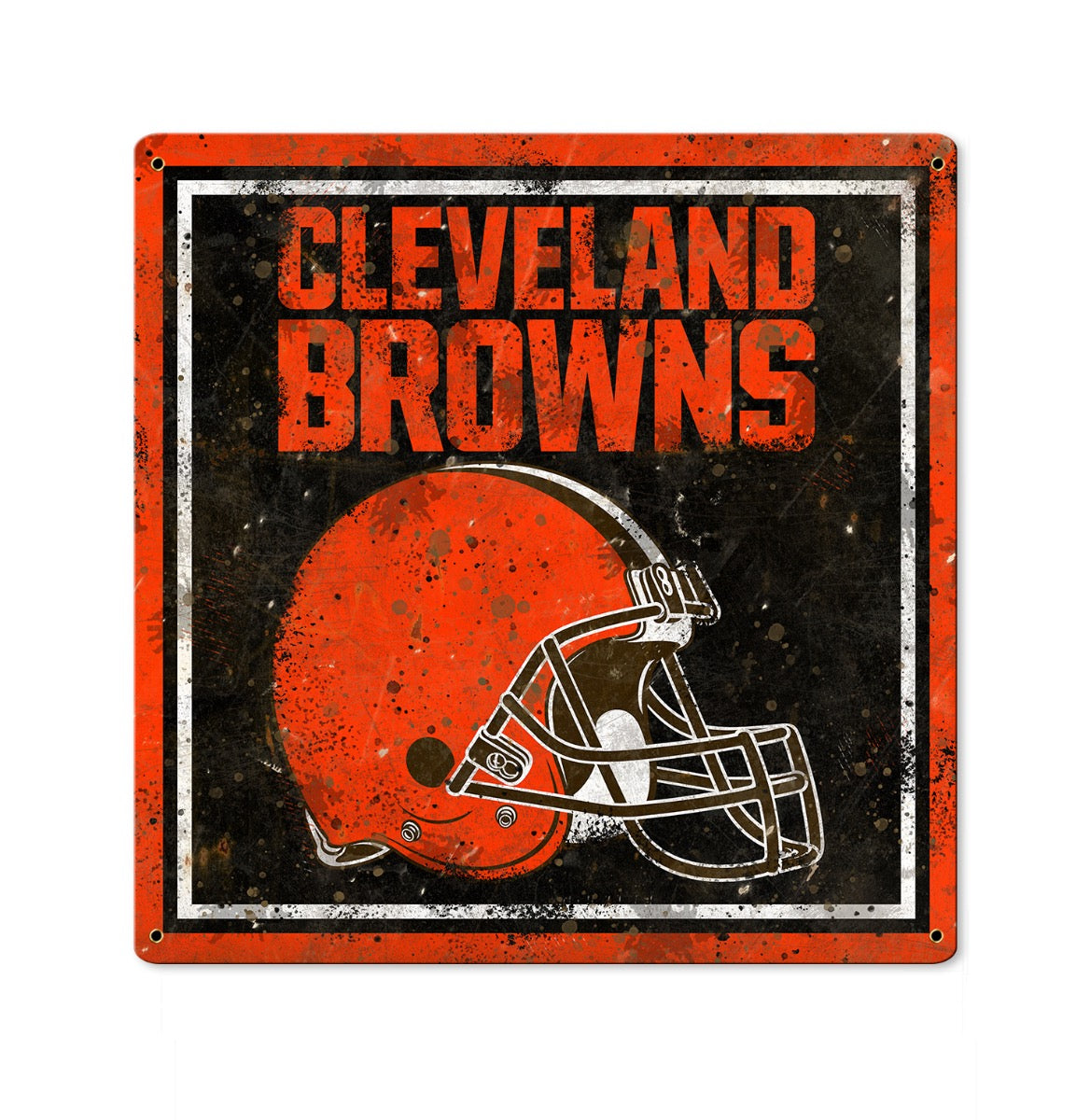 Cleveland Browns Wall Art, Metal Sign, NFL