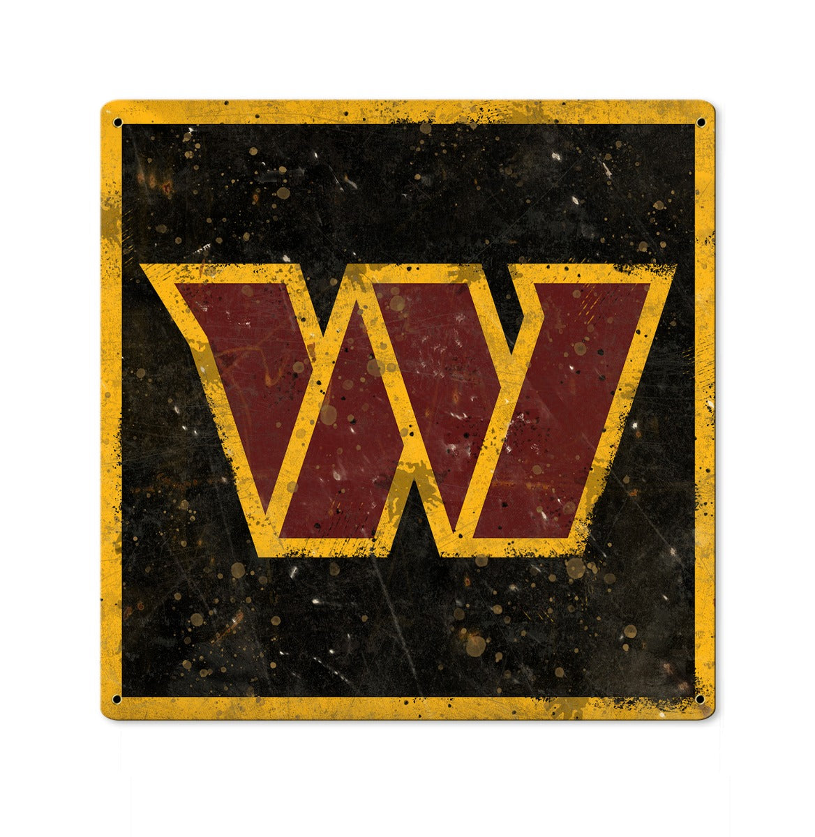 Washington Commanders Wall Art Metal Sign – Metal Sign Barn