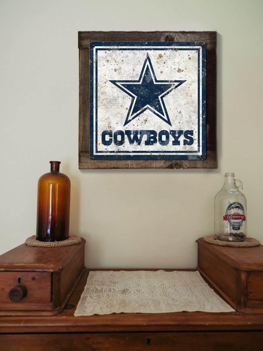 Dallas Cowboys Wall Art, Metal Sign, NFL