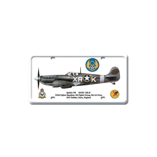 Spitfire VB, Aviation, License Plate, 6 X 12 Inches