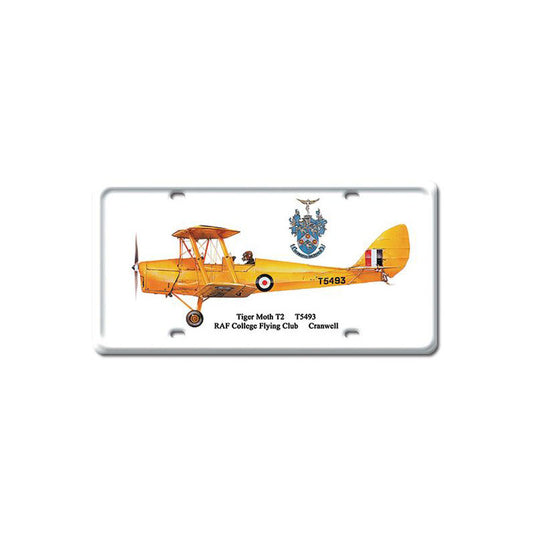 Tiger Moth T2, Aviation, License Plate, 6 X 12 Inches
