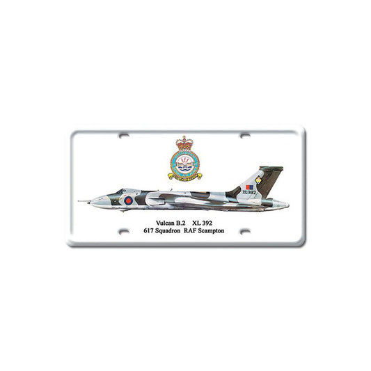 Vulcan B.2, Aviation, License Plate, 6 X 12 Inches
