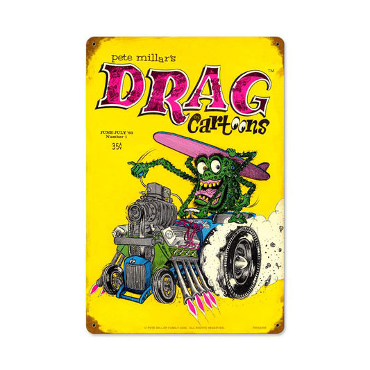 Cover (June 1963), Automotive, Vintage Metal Sign, 18 X 12 Inches