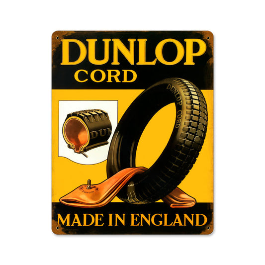 Cord, Automotive, Vintage Metal Sign, 12 X 15 Inches