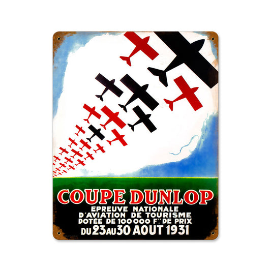 Couple Planes, Aviation, Vintage Metal Sign, 12 X 15 Inches