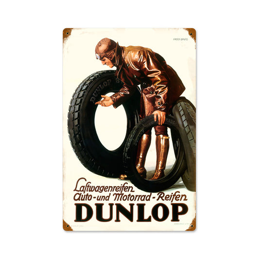 Tireman, Automotive, Vintage Metal Sign, 12 X 18 Inches
