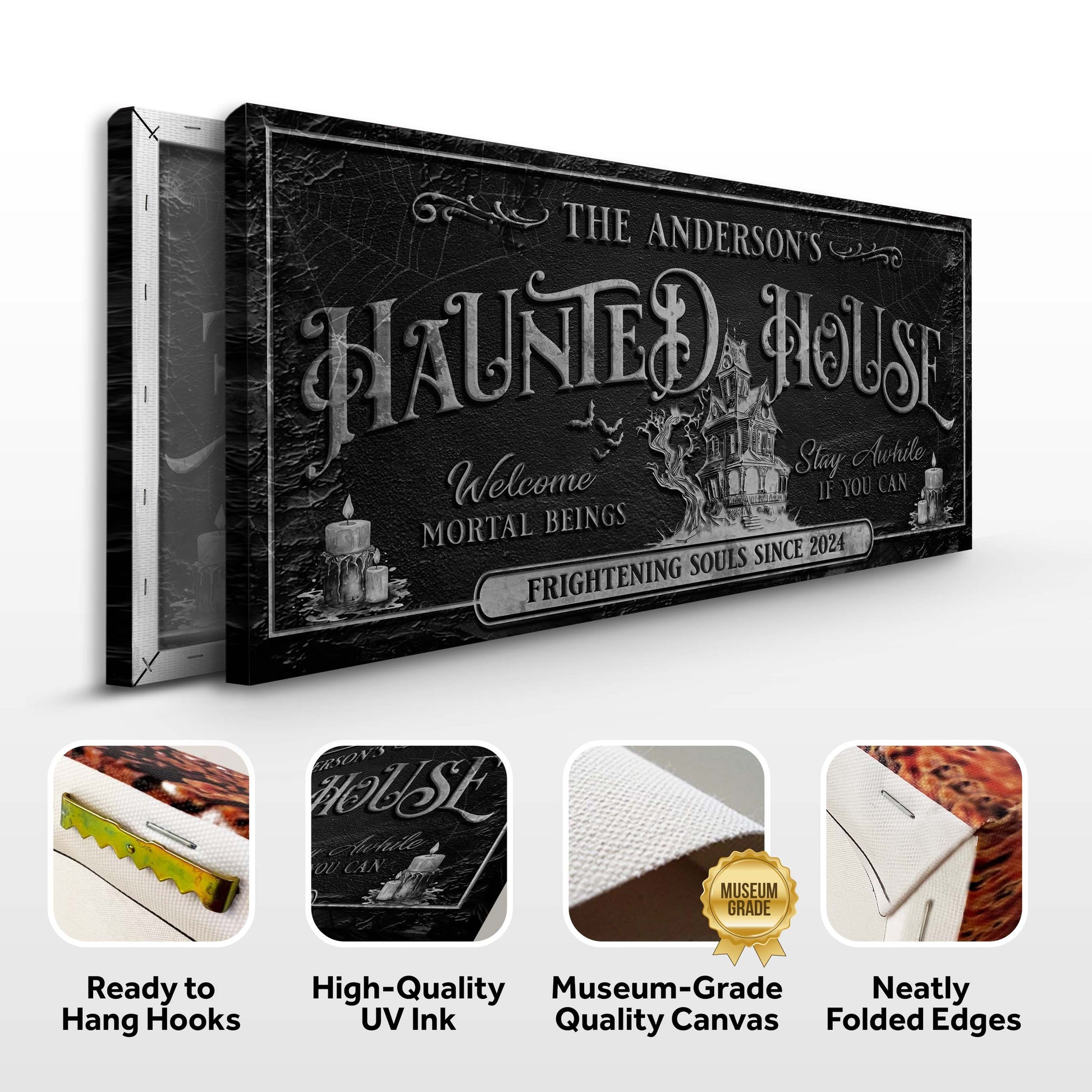 Personalized Haunted House Sign