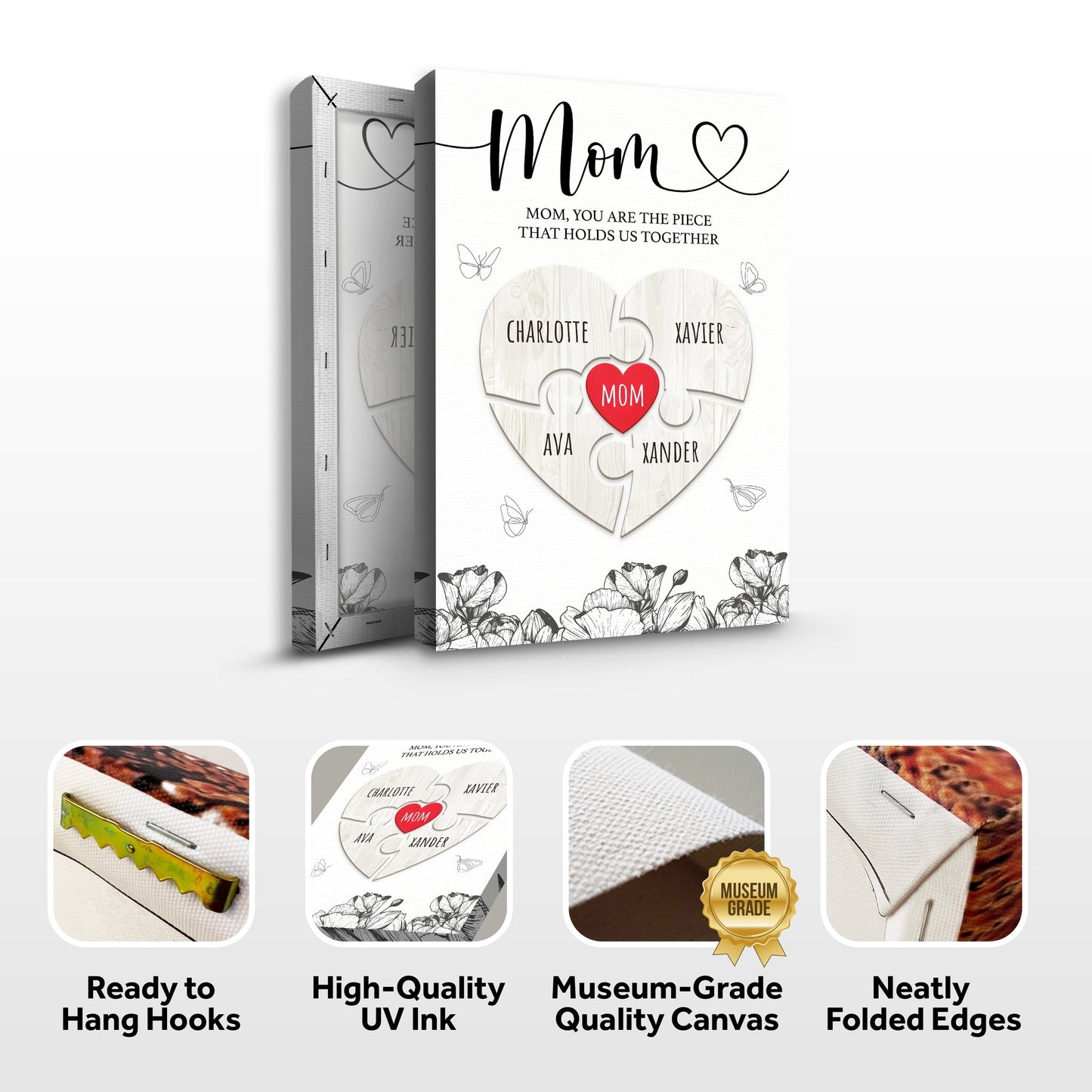 Mother's Day Sign The Piece That Holds Us Together III