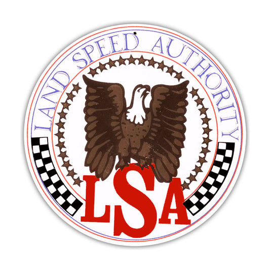 LSA, Automotive, Round Metal Sign, 14 X 14 Inches