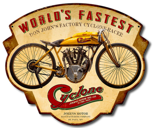 Ds Cyclone, Featured Artists/Classic Motorcycle, Plasma, 17 X 14 Inches