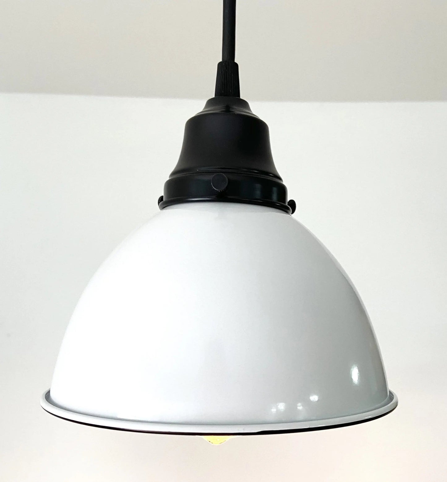 Modern Farmhouse White Pendant Light