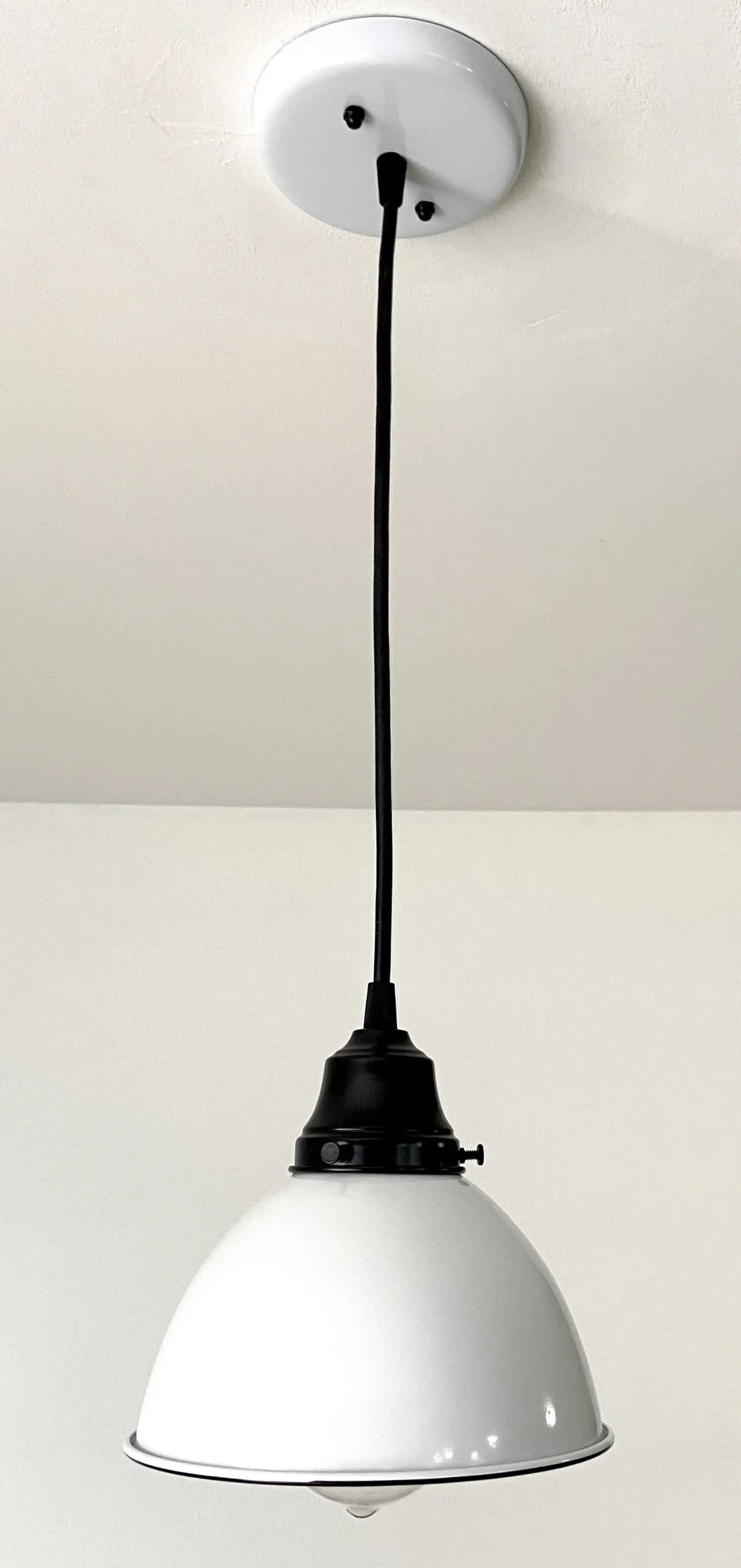 Modern Farmhouse White Pendant Light