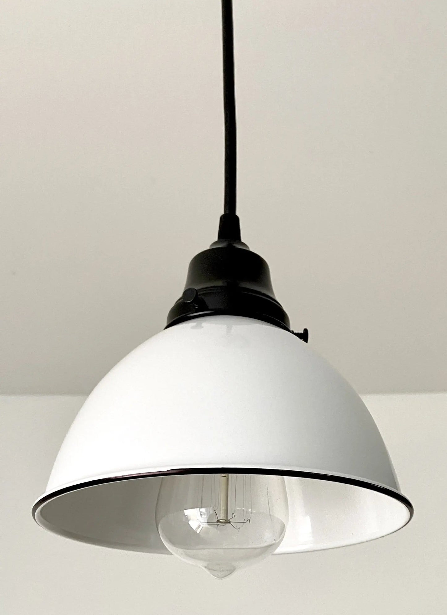 Modern Farmhouse White Pendant Light