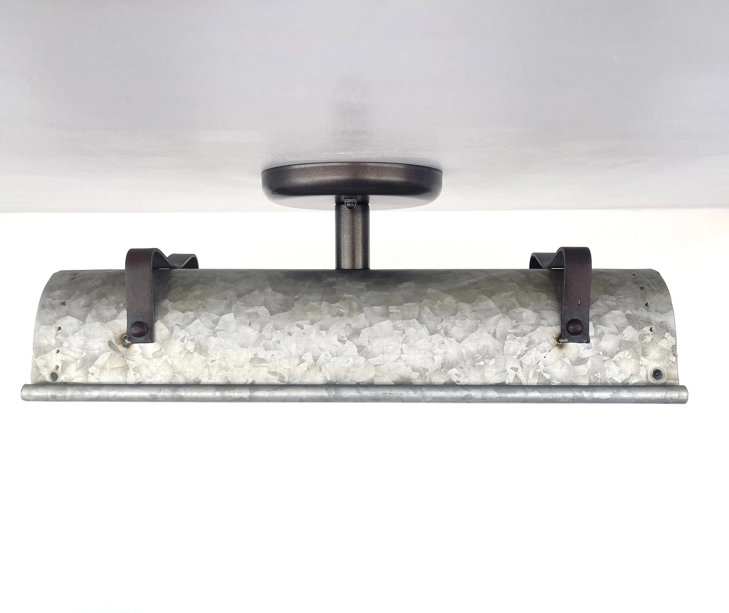 Galvanized Metal Ceiling Light