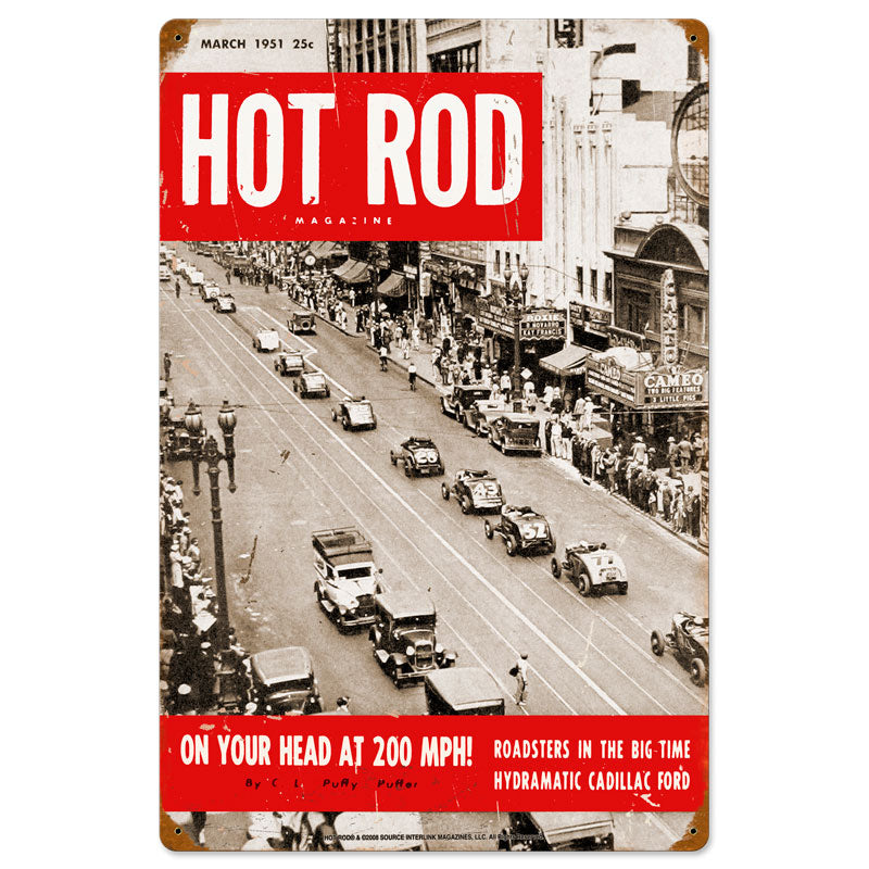 NYC Roadsters, Automotive, Vintage Metal Sign, 16 X 24 Inches