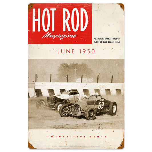 Track Roadsters, Automotive, Vintage Metal Sign, 16 X 24 Inches