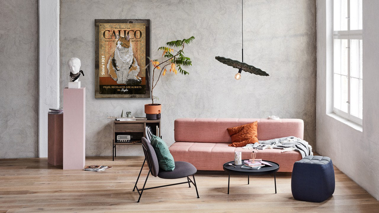 Calico,  Cat, METAL Sign, Optional Reclaimed BarnWood Frame, American Steel, Wall Decor, Wall Art, Vintage