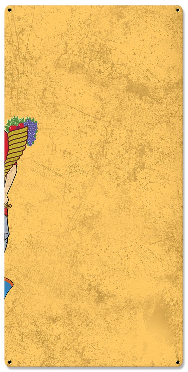 New Jersey State Flag, Liberty & Prosperity, Triptych Metal Sign, Wall Decor, Wall Art, Vintage, 54"x36"