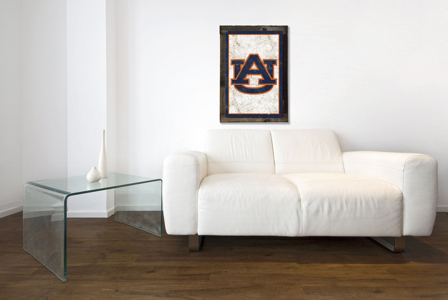 Auburn Tigers, Wall Art, Rustic Metal Sign, Optional Rustic Wood Frame, College Teams, Mascots, and Sports