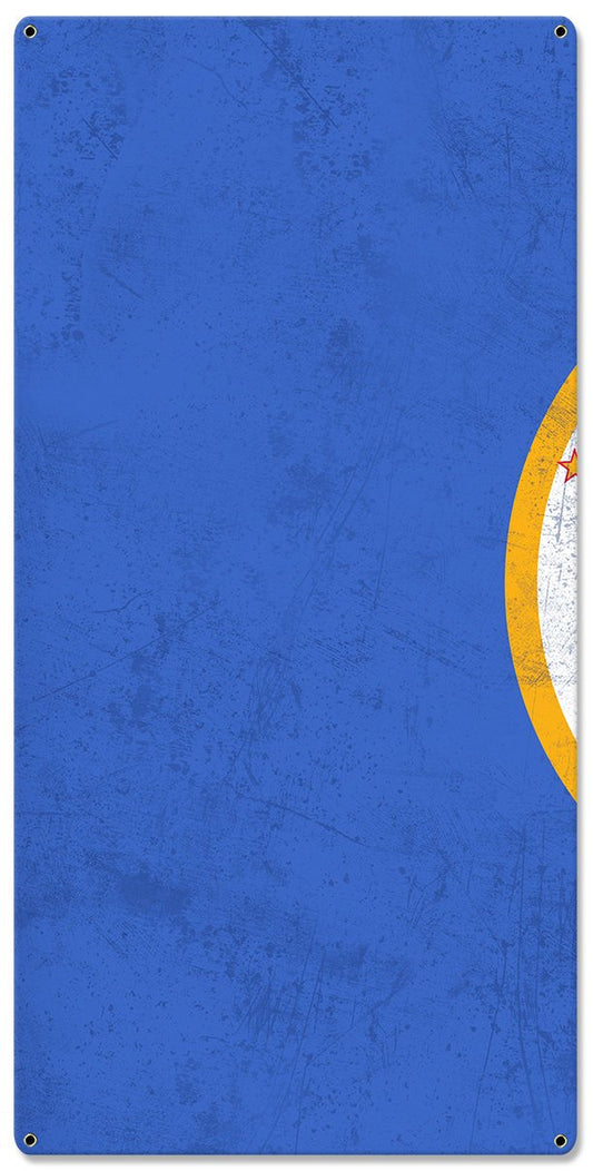 Minnesota State Flag, Explore Minnesota, Triptych Metal Sign, Wall Decor, Wall Art, Vintage, 54"x36"