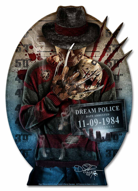 DIG004 - FREDDY, Patriotic, Metal Sign, Wall Art, 14 X 20 Inches