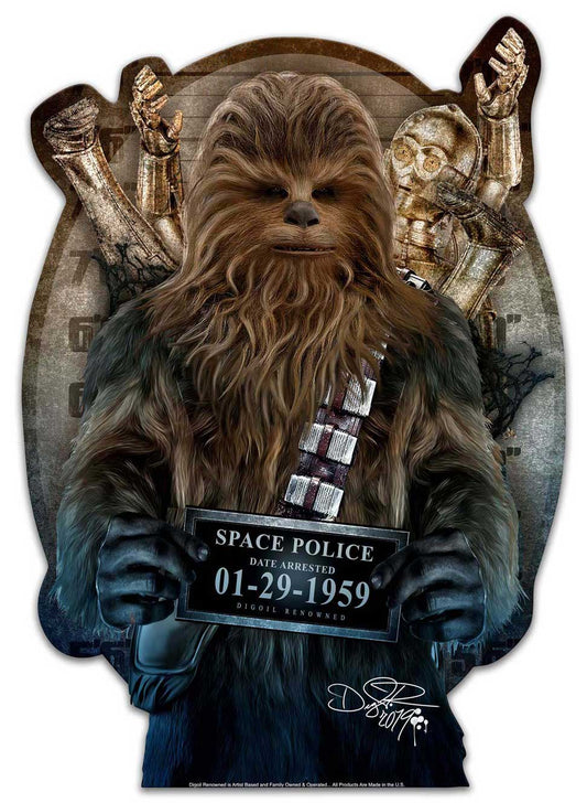 DIG017 - THE CHEW, Patriotic, Metal Sign, Wall Art, 28 X 40 Inches