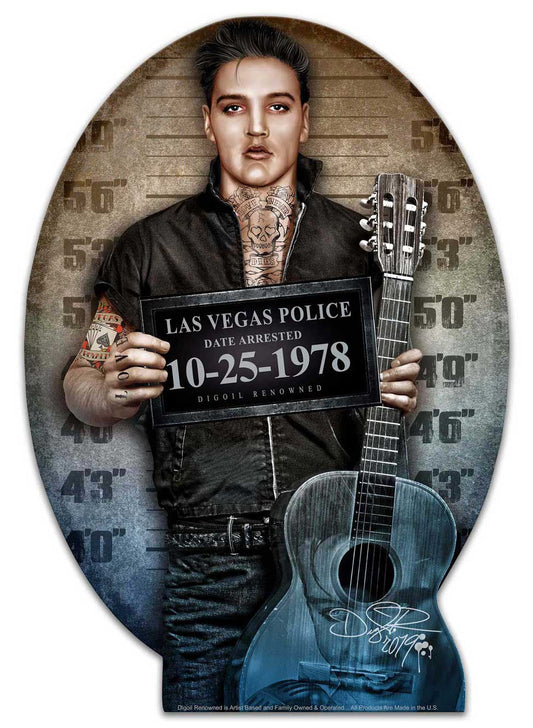 DIG019 - JAIL HOUSE, Patriotic, Metal Sign, Wall Art, 28 X 40 Inches