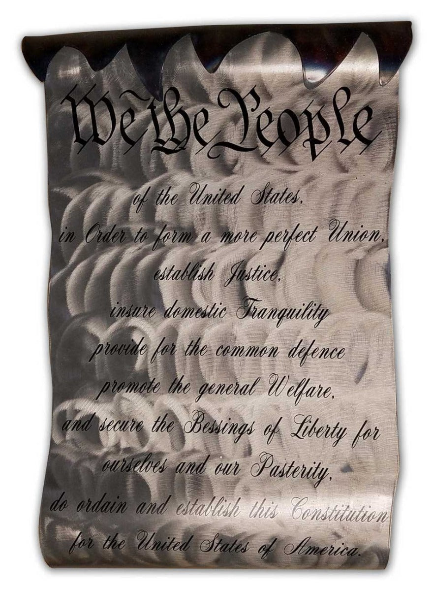 We The People Vintage Sign, New Products, Metal Sign, Wall Art, 12 X 26 Inches