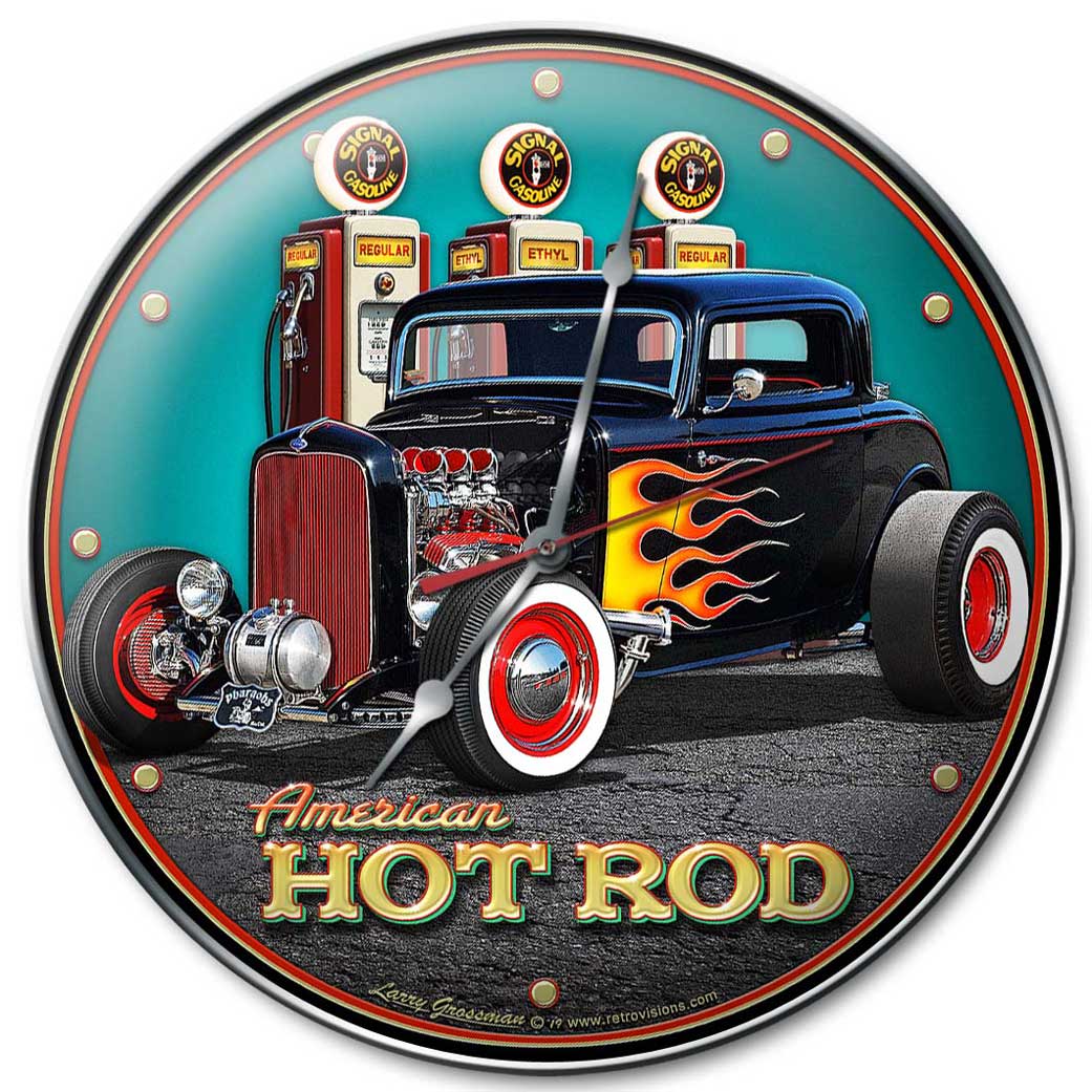 1932 Deuce Coupe Fill-up, Automotive, Metal Sign, Wall Art, 14 X 14 Inches