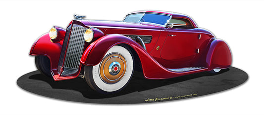1940 Packard Kustom, Automotive, Metal Sign, Wall Art, 18 X 7 Inches