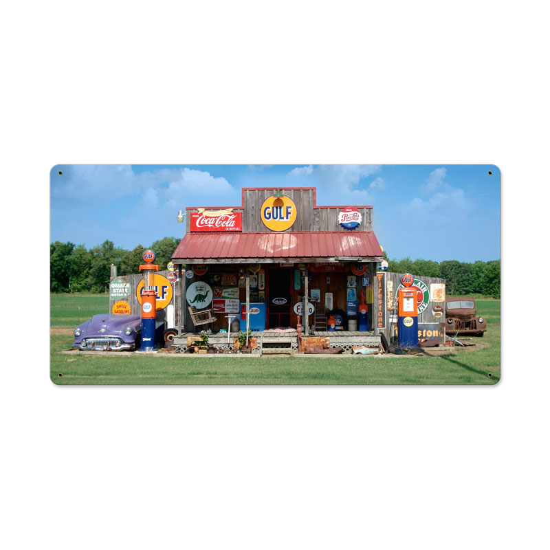 AIF048, Home & Garden, Metal Sign, Wall Art, 12 X 24 Inches