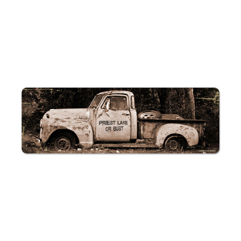 AIF064, Home & Garden, Metal Sign, Wall Art, 12 X 24 Inches