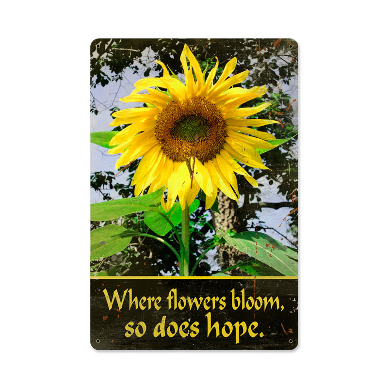 AIF085, Home & Garden, Metal Sign, Wall Art, 12 X 18 Inches