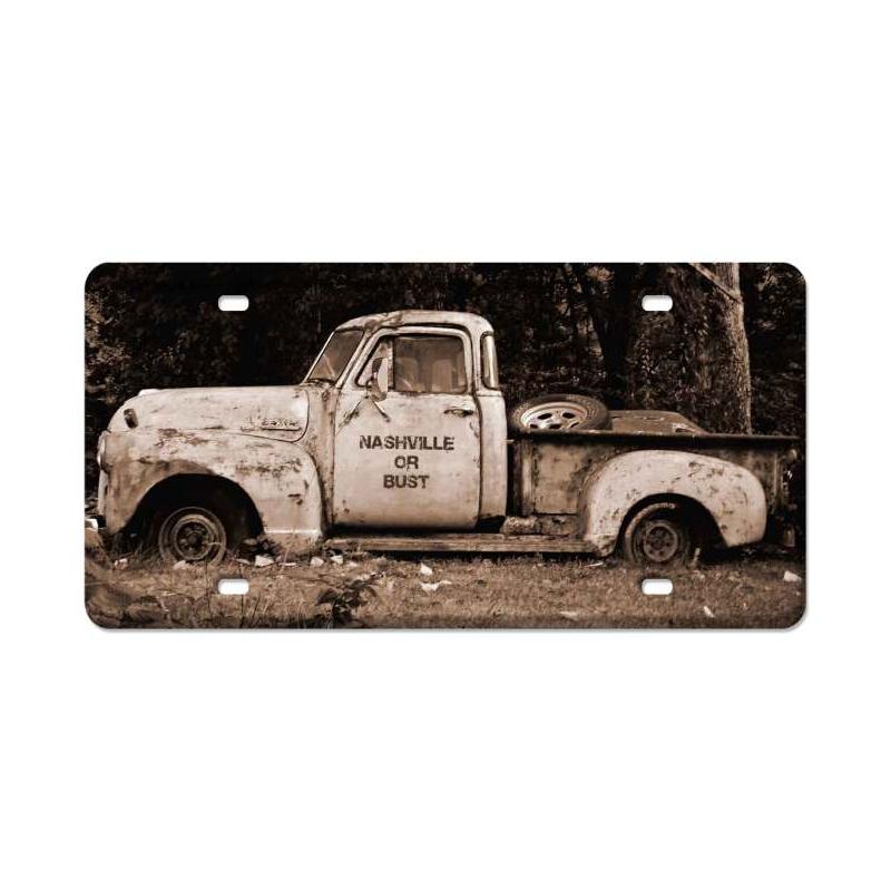 Nashville Vintage Sign, Home & Garden, Metal Sign, Wall Art, 12 X 6 Inches