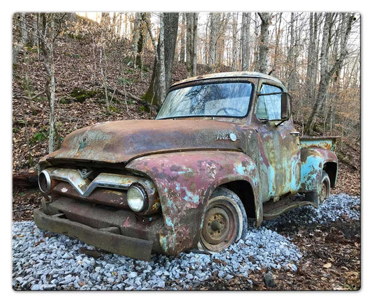 1954 Ford Pickup, Home & Garden, Metal Sign, Wall Art, 30 X 24 Inches