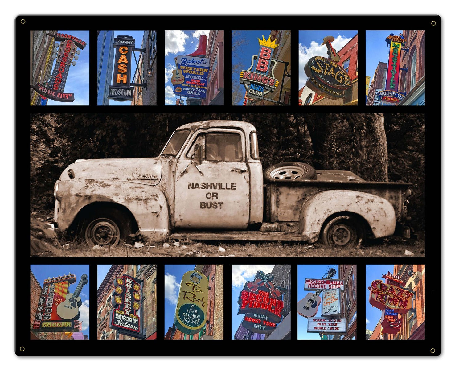NOB With Signs, Home & Garden, Metal Sign, Wall Art, 30 X 24 Inches