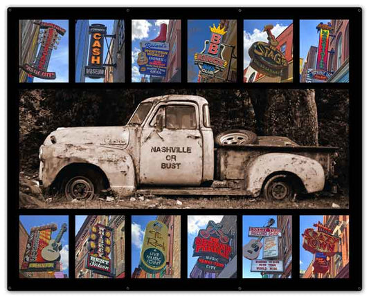 NOB With Signs, Home & Garden, Metal Sign, Wall Art, 50 X 40 Inches