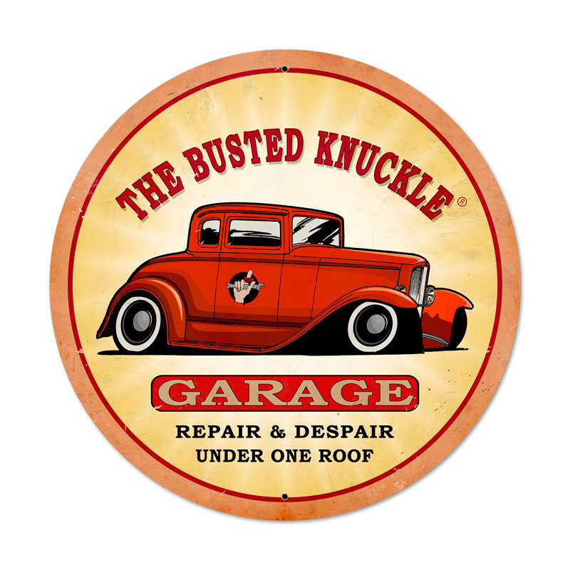 Hot Rod Xl Vintage Sign, Automotive, Metal Sign, Wall Art, 28 X 28 Inches