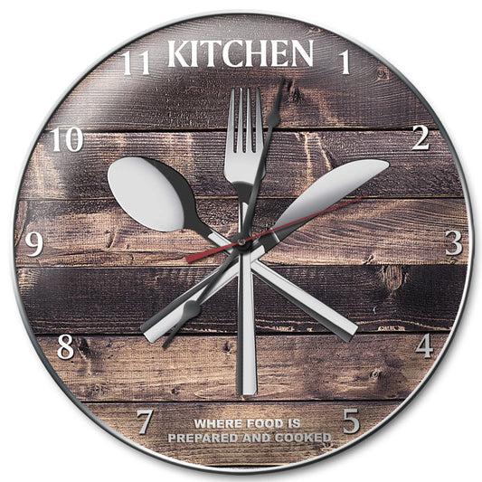 Kitchen Where Food Is Prepared Cooked, Oil & Petro, Metal Sign, Wall Art, 14 X 14 Inches