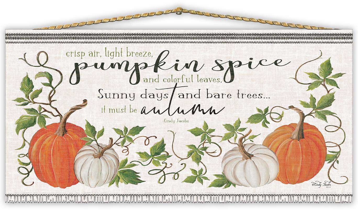 Crisp Air, Home & Garden, Metal Sign, Wall Art, 18 X 11 Inches