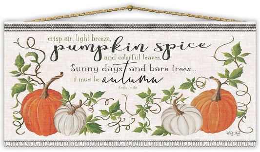 Crisp Air, Home & Garden, Metal Sign, Wall Art, 18 X 11 Inches