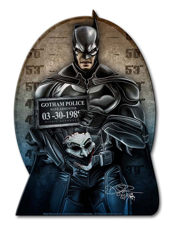 DIG028 - THE BAT, Patriotic, Metal Sign, Wall Art, 9 X 12 Inches